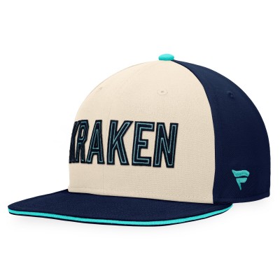 Бейсболка Seattle Kraken 2024 NHL Winter Classic - Cream/Deep Sea Blue