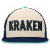Бейсболка Seattle Kraken 2024 NHL Winter Classic - Cream/Deep Sea Blue