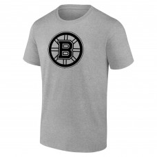 Именная футболка Boston Bruins - Heather Gray