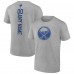 Именная футболка Buffalo Sabres Personalized - Heather Gray
