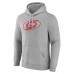 Толстовка Carolina Hurricanes Heather Gray Personalized Name & Number
