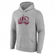 Толстовка Colorado Avalanche Heather Gray Personalized Name & Number