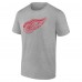 Именная футболка Detroit Red Wings - Heather Gray