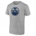 Именная футболка Edmonton Oilers - Heather Gray