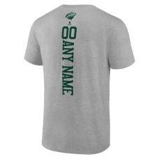 Именная футболка Minnesota Wild - Heather Gray