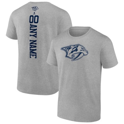 Именная футболка Nashville Predators - Heather Gray