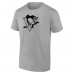 Футболка Pittsburgh Penguins Heather Gray Personalized Name & Number