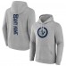 Толстовка Winnipeg Jets Personalized Name & Number - Heather Gray