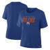 Женская футболка Edmonton Oilers Fanatics Royal Fundamentals Legacy Женская футболка Edmonton Oilers Fanatics Royal Fundamentals Legacy