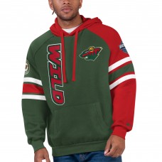 Толстовка Minnesota Wild Starter Gauntlet Raglan - Green/Red
