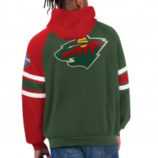 Толстовка Minnesota Wild Starter Gauntlet Raglan - Green/Red