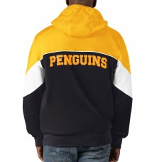 Толстовка на молнии Pittsburgh Penguins Starter Power Forward - Black/Gold