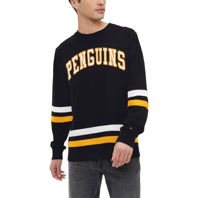 Футболка с длинным рукавом Pittsburgh Penguins Tommy Hilfiger Nolan - Black
