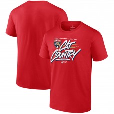 Florida Panthers 2023 Eastern Conference Champions Home Ice T-Shirt - Red