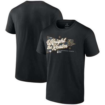 Vegas Golden Knights 2023 Western Conference Champions Home Ice T-Shirt - Black