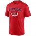 Florida Panthers Fanatics Heather Red 2023 Eastern Conference Champions Icing Tri-Blend T-Shirt