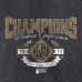 Vegas Golden Knights 2023 Western Conference Champions Icing Tri-Blend T-Shirt - Heather Charcoal