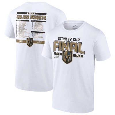 Футболка Vegas Golden Knights 2023 Stanley Cup Final Roster - White