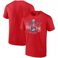 Florida Panthers 2023 Stanley Cup Final Quest T-Shirt - Red