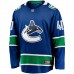 Джерси Vancouver Canucks Elias Pettersson Fanatics Blue Home Breakaway
