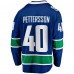 Джерси Vancouver Canucks Elias Pettersson Fanatics Blue Home Breakaway