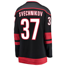 Женская Джерси Carolina Hurricanes Andrei Svechnikov Fanatics Black Home Breakaway