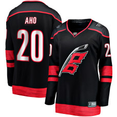 Женская Джерси Carolina Hurricanes Sebastian Aho Fanatics Black Home Breakaway Женская Джерси Carolina Hurricanes Sebastian Aho Fanatics Black Home Breakaway