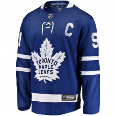 John Tavares Toronto Maple Leafs Captain Patch Home Breakaway Jersey - Blue