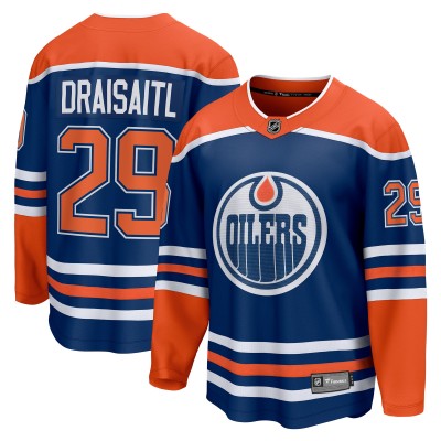 Игровая джерси Leon Draisaitl Edmonton Oilers Home Breakaway - Royal