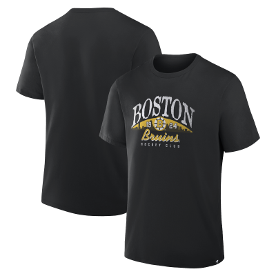 Футболка Boston Bruins Fanatics Black Legacy Cross Check