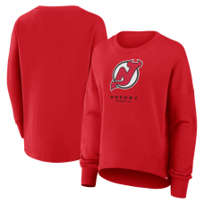 Женская свитшот New Jersey Devils Fanatics Red Oversized Breakaway