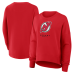 Женская свитшот New Jersey Devils Fanatics Red Oversized Breakaway