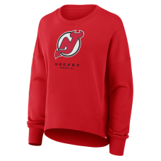 Женская свитшот New Jersey Devils Fanatics Red Oversized Breakaway