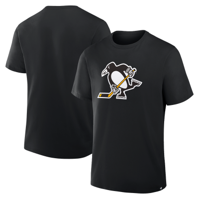 Футболка Pittsburgh Penguins Fanatics Black Elevated Essential