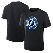 Футболка Tampa Bay Lightning Fanatics Black Elevated Essential Футболка Tampa Bay Lightning Fanatics Black Elevated Essential