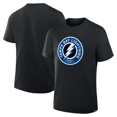 Футболка Tampa Bay Lightning Fanatics Black Elevated Essential