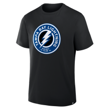 Футболка Tampa Bay Lightning Fanatics Black Elevated Essential Футболка Tampa Bay Lightning Fanatics Black Elevated Essential