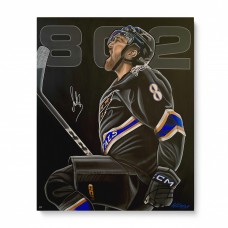 Alexander Ovechkin Washington Capitals Autographed Fanatics Authentic 40 x 44 Original Stretched Canvas Artwork - Art by Bill Lopa - Limited Edition #1/1
