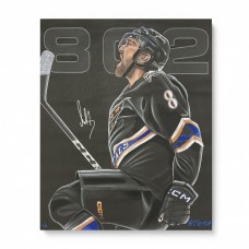 Alexander Ovechkin Washington Capitals Autographed Fanatics Authentic 32 x 36 Stretched Embellished Giclee Canvas - Art by Bill Lopa - Limited Edition of 8