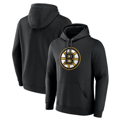 Boston Bruins Black Primary Logo Pullover Hoodie