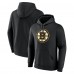 Boston Bruins Black Primary Logo Pullover Hoodie