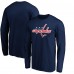 Футболка с длинным рукавом Washington Capitals Primary Logo - Navy
