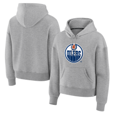 Женская толстовка Edmonton Oilers Fanatics Heather Gray Essential Женская толстовка Edmonton Oilers Fanatics Heather Gray Essential