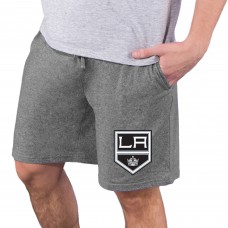 Los Angeles Kings Concepts Sport Quest Knit Jam Shorts - Charcoal