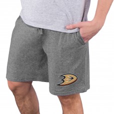 Anaheim Ducks Concepts Sport Quest Knit Jam Shorts - Charcoal