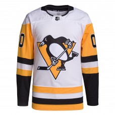 Именная игровая джерси Pittsburgh Penguins adidas  Away  Primegreen Authentic - White