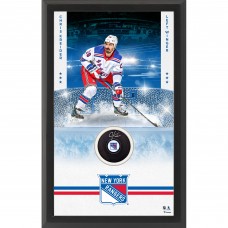 Шайба Chris Kreider New York Rangers Autographed Fanatics Authentic Framed Shadowbox