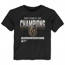 Футболка Toddler Vegas Golden Knights Fanatics Black 2023 Stanley Cup Champions Signature Roster
