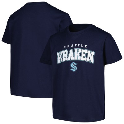 Футболка Seattle Kraken Levelwear Youth Little Richmond Core - Deep Sea Blue