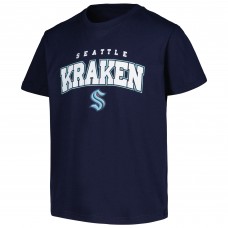 Футболка Seattle Kraken Levelwear Youth Little Richmond Core - Deep Sea Blue